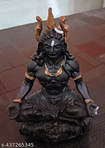 Sitting Lord Shiva Idol Shiv Padmasana Sitting Statue | Gift fItems decoration, Sawan , Shivratri , Car Dash board