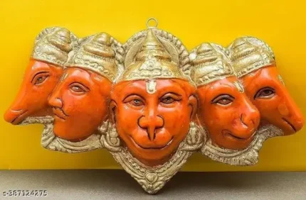 Panchmukhi Hanuman Ji Murti Statue for Pooja | Hanuman Ji Idol | Figrune Sclupture Bajrang Bali Idol Showpiece(Panchmukhi Hanuman)