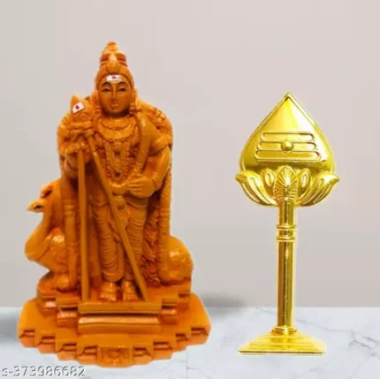 LORD MURUGAN STATUE WITH VEL / SRI MURUGA / KARTHIKEYA (SMALL SIZE)PACK 1